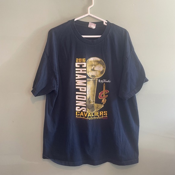 Cleveland Caveliers 2016 Championship NBA Mens CAVS T-Shirt Navy Blue Size 2XL - Picture 1 of 6